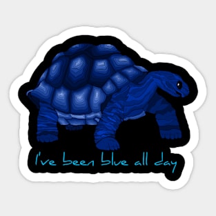 The Sad Turtle Sticker